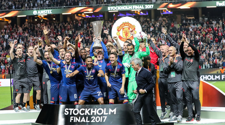 Nagy ünneplést csapott a United / Fotó: AFP