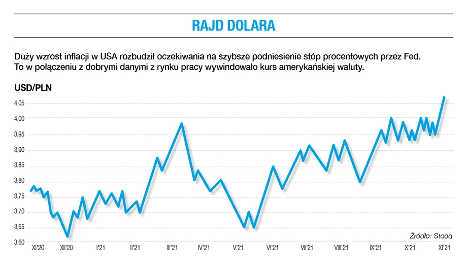 Rajd kursu dolara