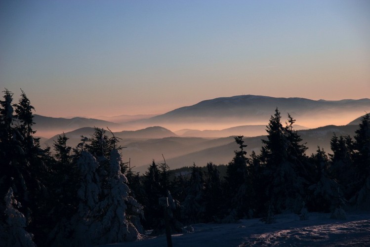 Zachód słońca zapewnia niepowtarzalne widoki
