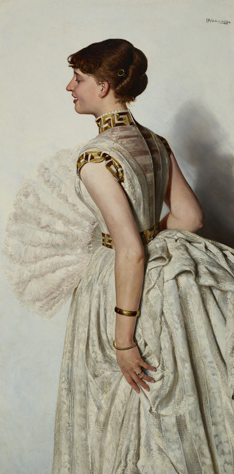 Jacek Malczewski, "Portret narzeczonej" (1887)