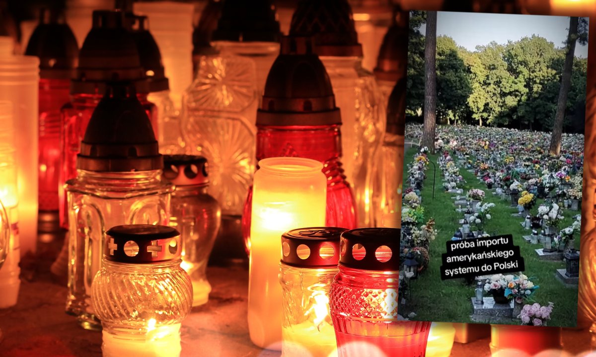 Pokazał "amerykański" cmentarz w Polsce. "Nie ma świeżych kwiatów"