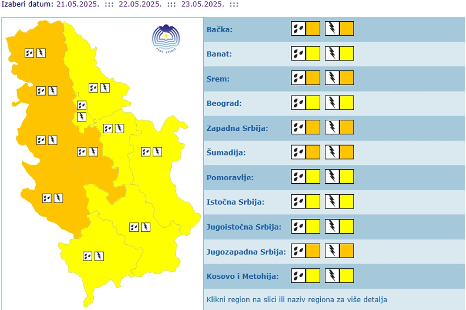 Meteoalarm 23.5.