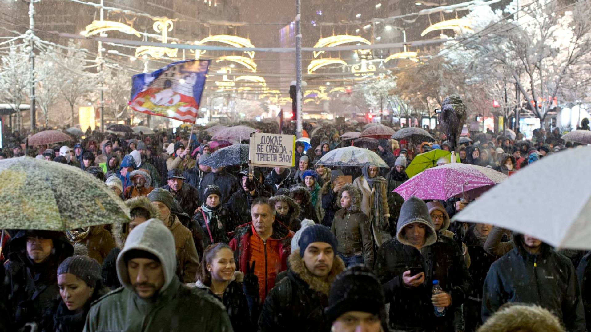 Barbara, The Singing Bot - najveći hit jučerašnjeg protesta