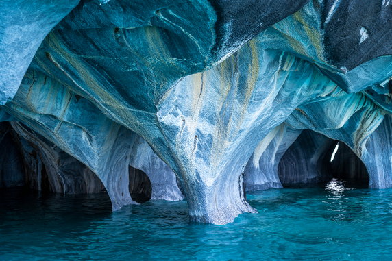 Marmurowe Jaskinie (Cuevas de Mármol) w Chile