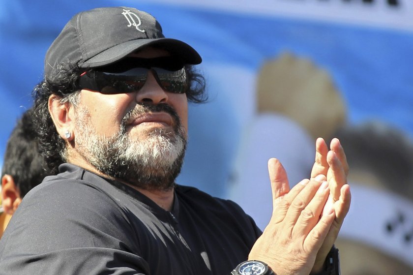 Diego Maradona obrzucał kamieniami ekipę tv