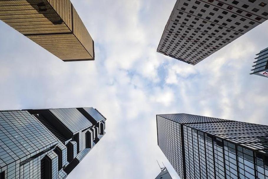 Hongkong Chiny biznes wieżowce drapacze chmur