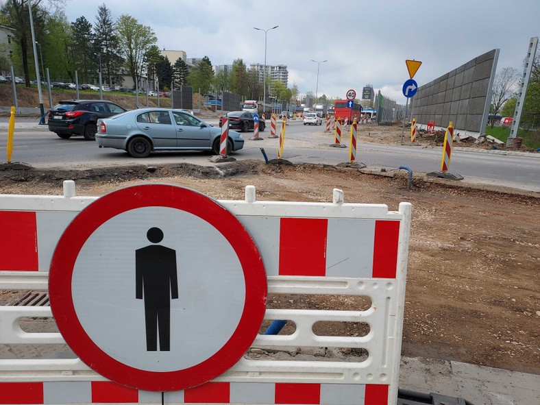 Rejon ul. Opolskiej w Krakowie to wciąż wielki plac budowy