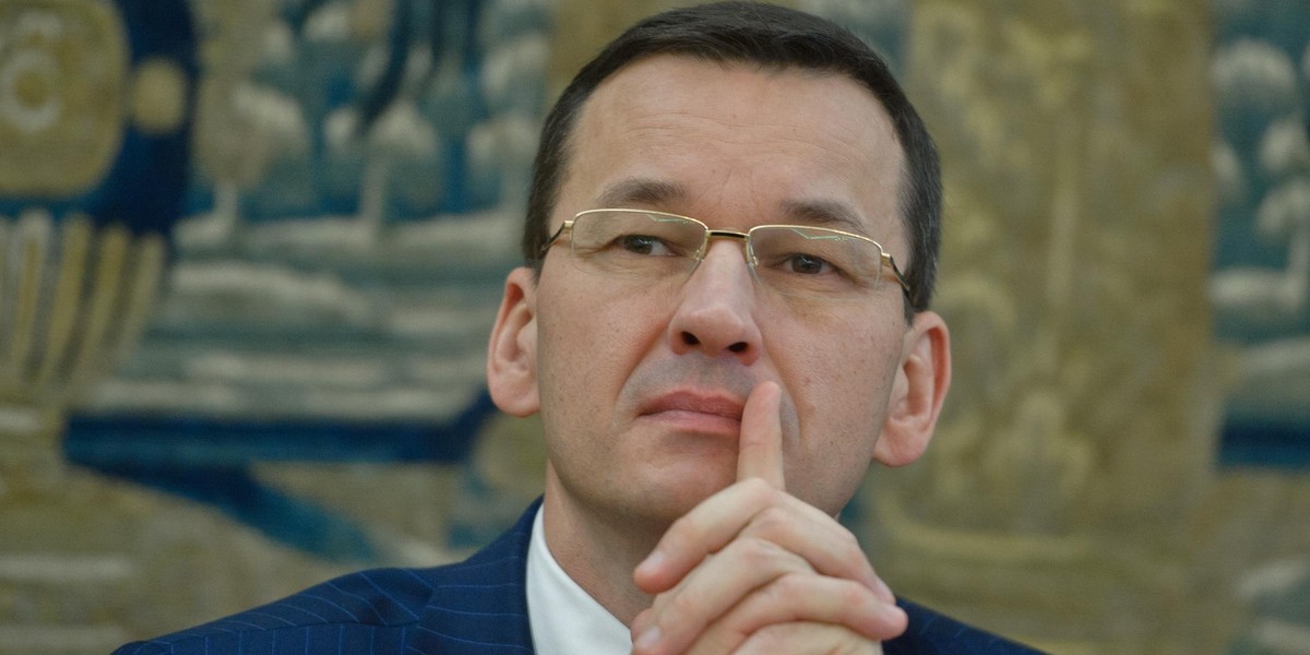 Wicepremier Mateusz Morawiecki