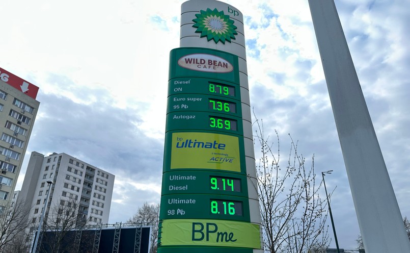 Stacja paliw BP - ceny paliw z 27 marca 2026