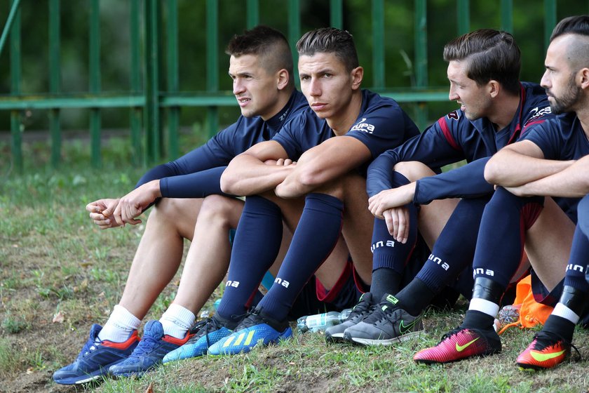 Pilka nozna. Ekstraklasa. Pogon Szczecin. Trening. 28.08.2018