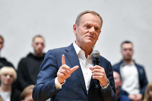 Przewodniczący Platformy Obywatelskiej Donald Tusk 