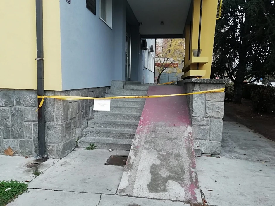 Zbog bezbednosti zabranjen pristup delu prostorija