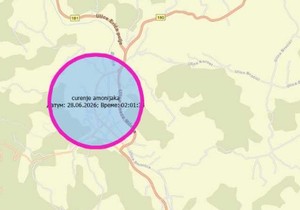 Mesto gde je došlo do curenja amonijaka
