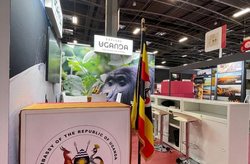 Uganda's stand the Paris Tourism show