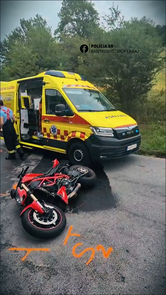 Nehoda pri Veľkom Poli si vyžiadala život 38-ročného motocyklistu.