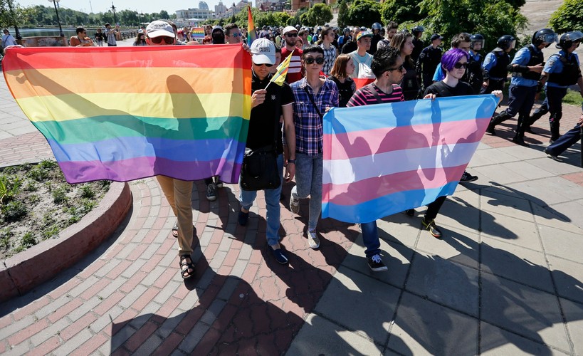 Marsz Równości Kijowie na Ukrainie