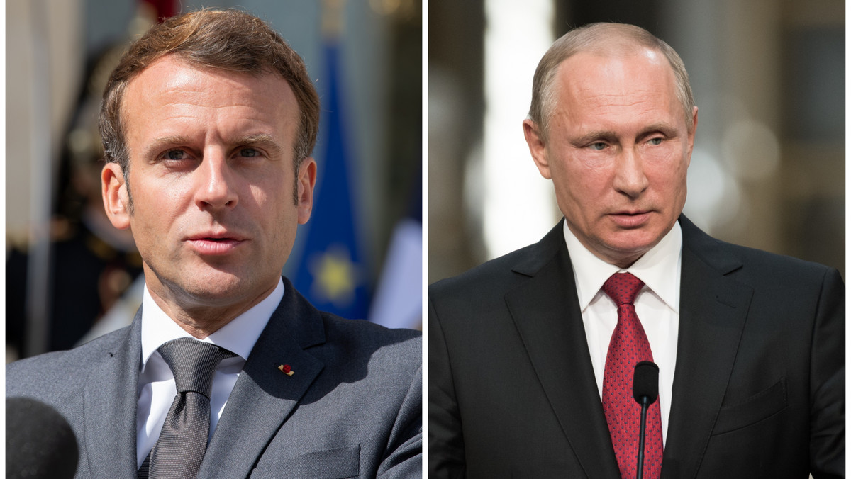 Prezydenci Francji i Rosji rozmawiali telefonicznie o poprawie wzajemnych relacji