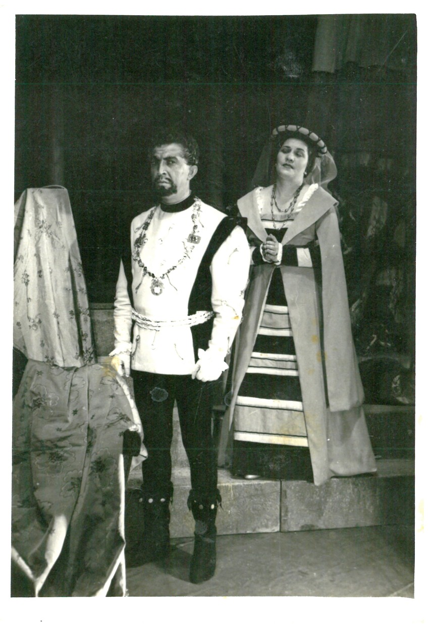 Rada i Boža, predstava "Otelo", Niš 1957.