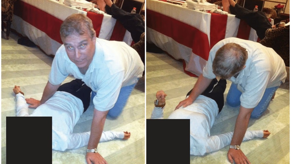 Princ Endru, fotografija iz Epstajnovih dokumenata