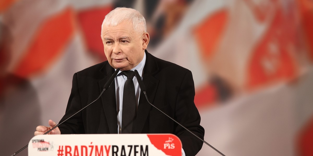 Jarosław Kaczyński, prezes PiS.