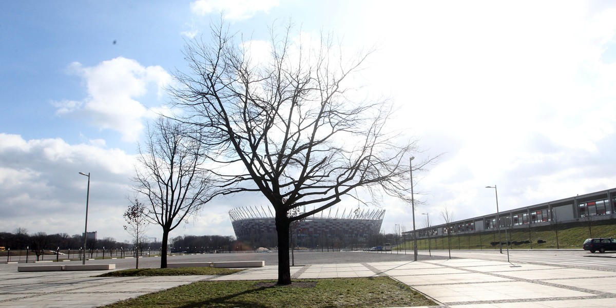 Okolice Stadionu Narodowego w Warszawie