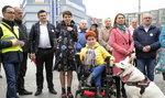 Demonstracja osób niepełnosprawnych w Katowicach