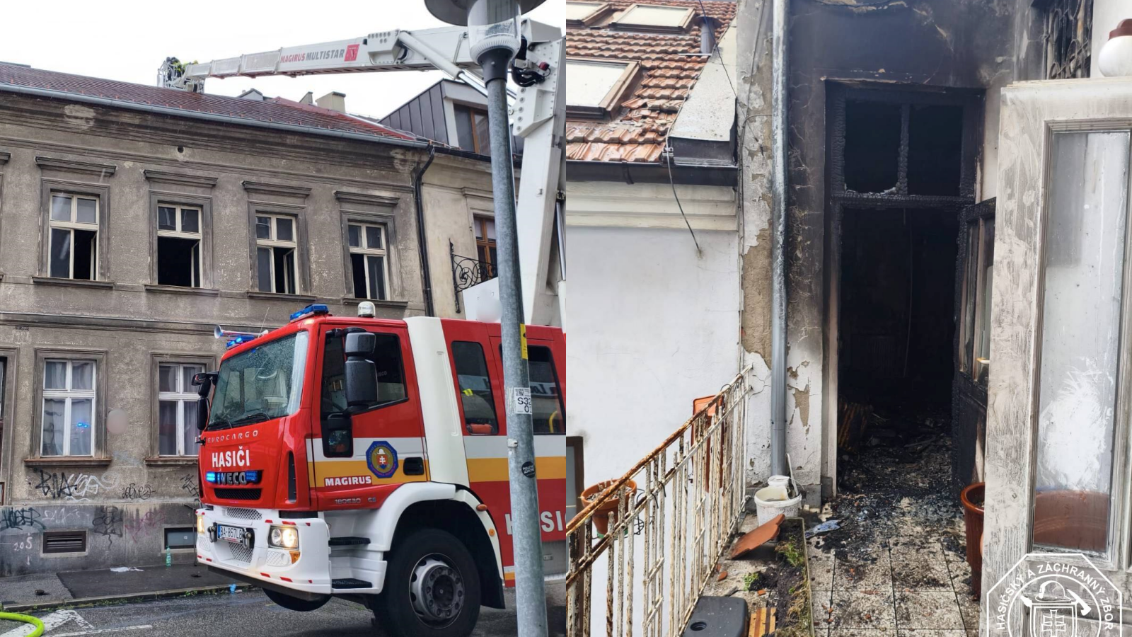 Hasiči zasahovali pri požiari bytu v Bratislave.
