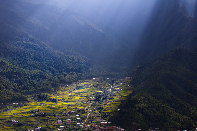 Paro valley , Bhutan