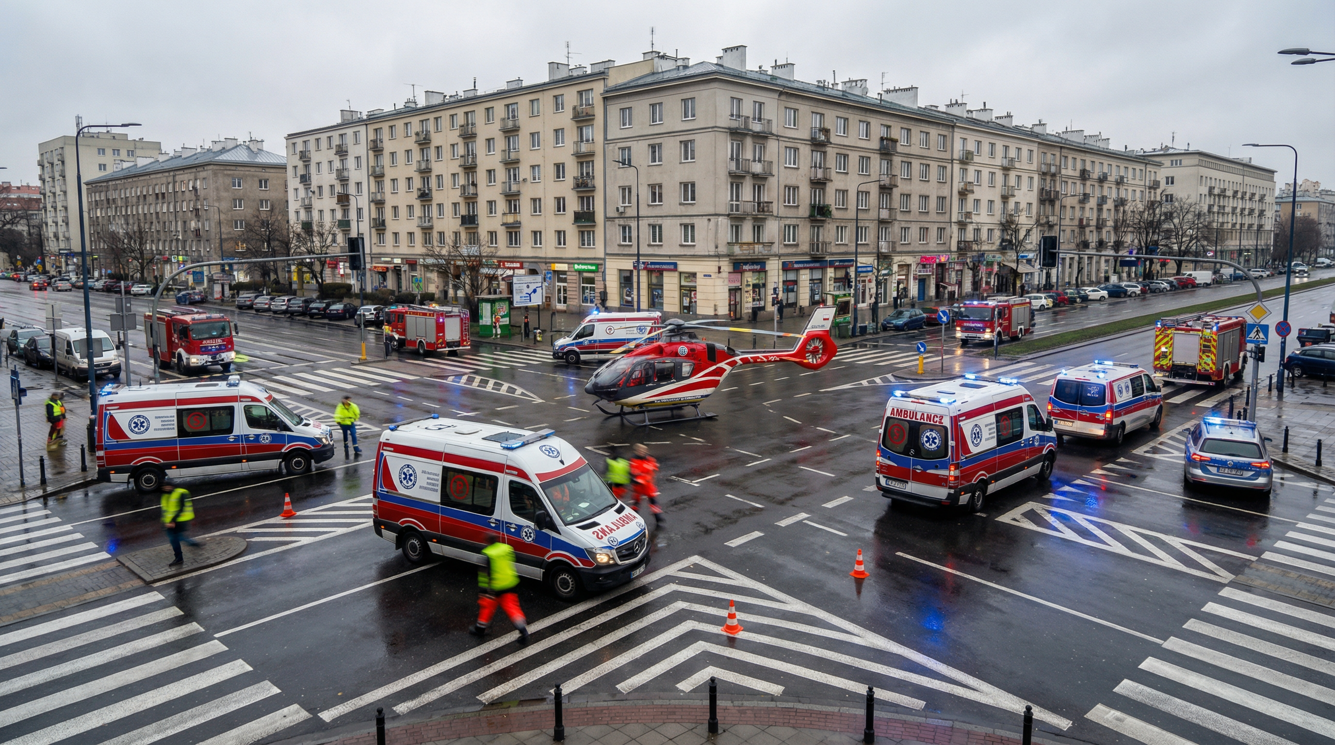 Warszawa: Czterolatek ciężko ranny - Ford wymuszył, Toyota dachowała