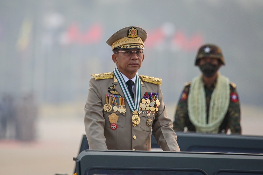 Vojna parada u Mjanmaru - general Min Aung Hlaing