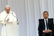 Andrzej Duda, papież Franciszek