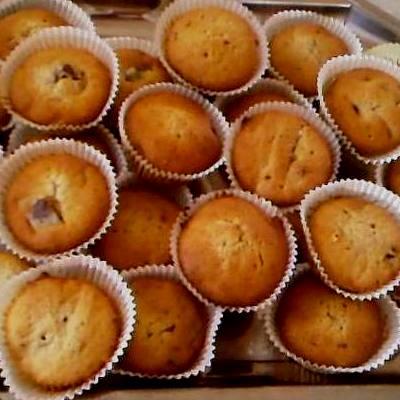 Csokidarabos-diós muffin