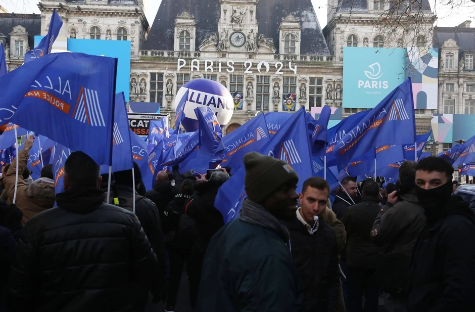 Francuski policajci održali jednodnevni protest 