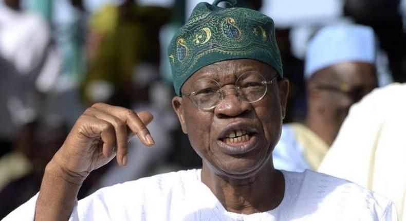 Minister of Information and Culture, Lai Mohammed.