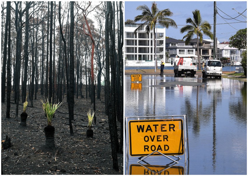 Poplave su pogodile delove zemlje koji su pretrpeli sušne mesece