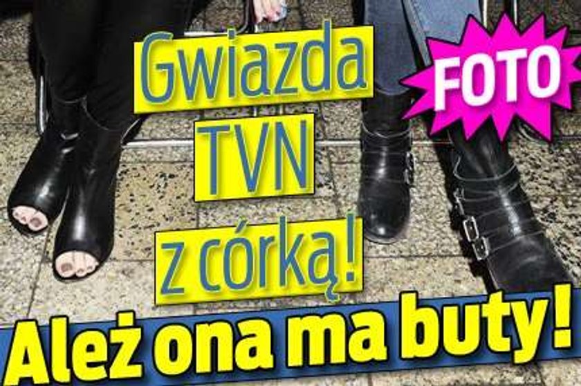 Gwiazda TVN z córką! Ależ ona ma buty! FOTO