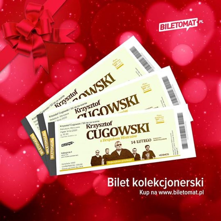 Krzysztof Cugowski zagra koncert w walentynki