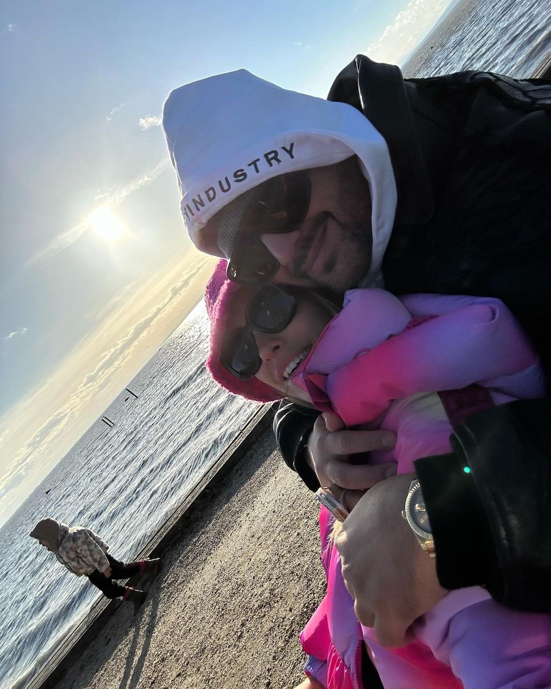 Slovenský raper Patrik „Rytmus“ Vrbovský a jeho manželka Jasmina Alagič.