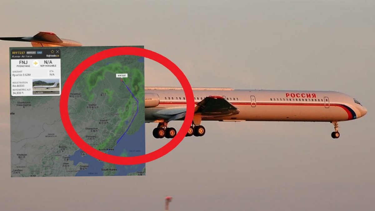 Tajny, niezapowiedziany lot rosyjskiego samolotu do Korei Północnej