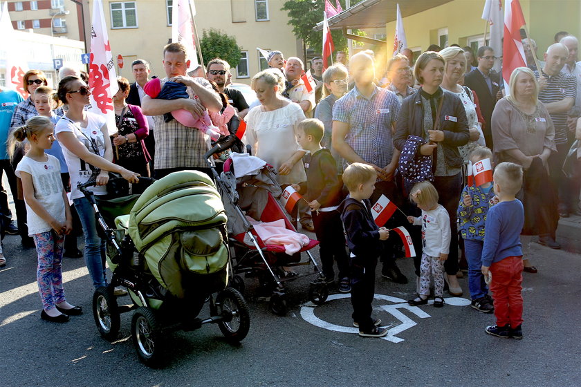 Protest mieszkańców Łańcuta w obronie Polmosu