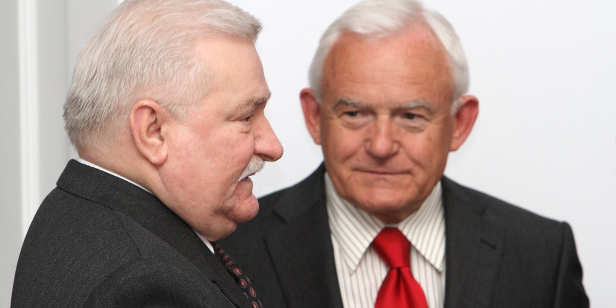 leszek miller i lech wałęsa