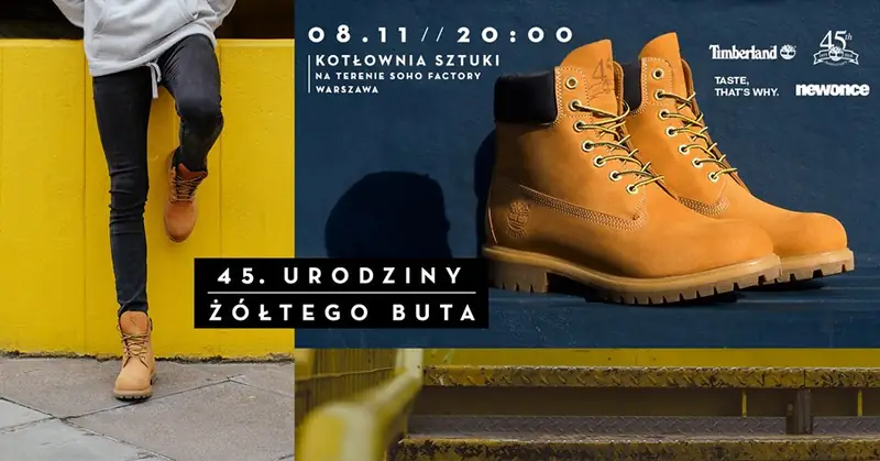 Timberland obchodzi 45. urodziny w warszawskiej Kotłowni Sztuki 