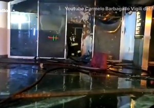 Požar na aerodromu u Kataniji