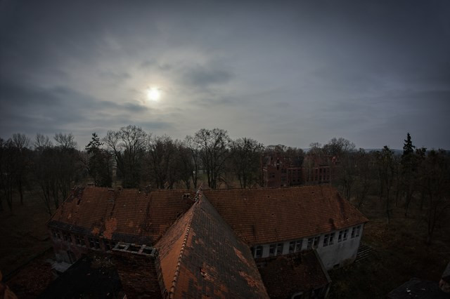 Opuszczony szpital psychiatryczny w Owińskach pod Poznaniem