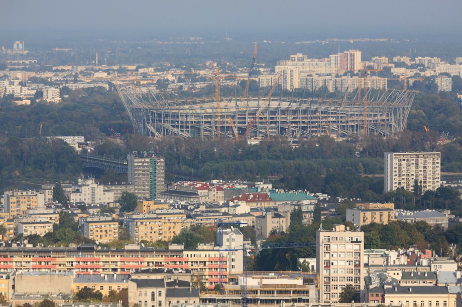 Stadion Narodowy zmienił krajobraz stolicy.