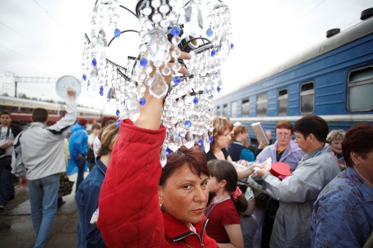 Bykowka w Rosji nazywana jest szklanym miastem, o czym przypominają handlarze