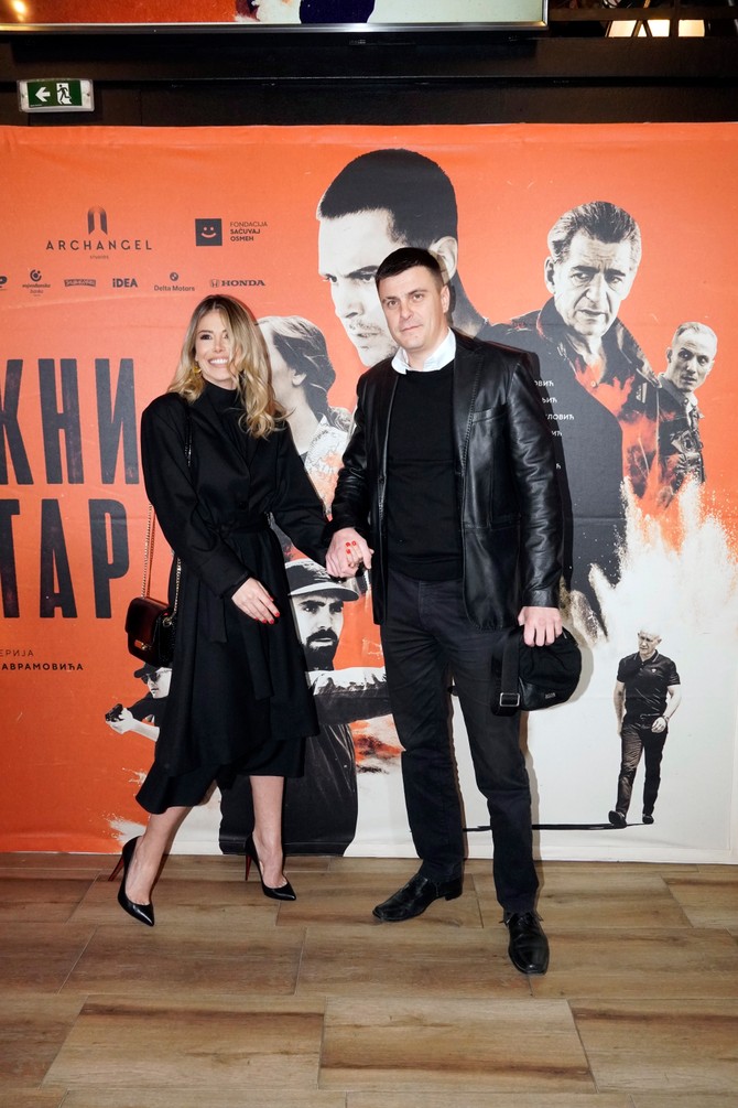 Ana Mihajlovski i Vuk Kostić na premijeri "Južnog vetra" 