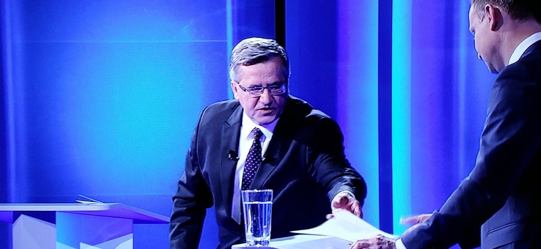 Debata straconych szans. Komorowski wizerunkowo wygrał, ale to za mało, aby spać spokojnie