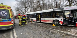 Groźny wypadek autobusu miejskiego w Jastrzębiu-Zdroju. Jest wielu rannych