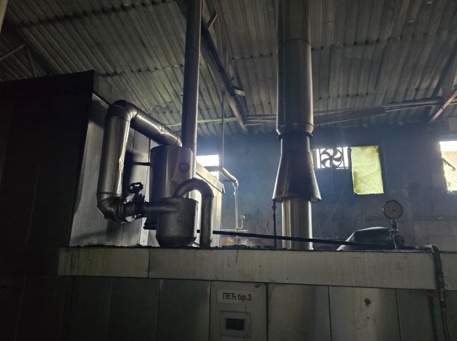 Požar u pogonu Dragana Stankovića